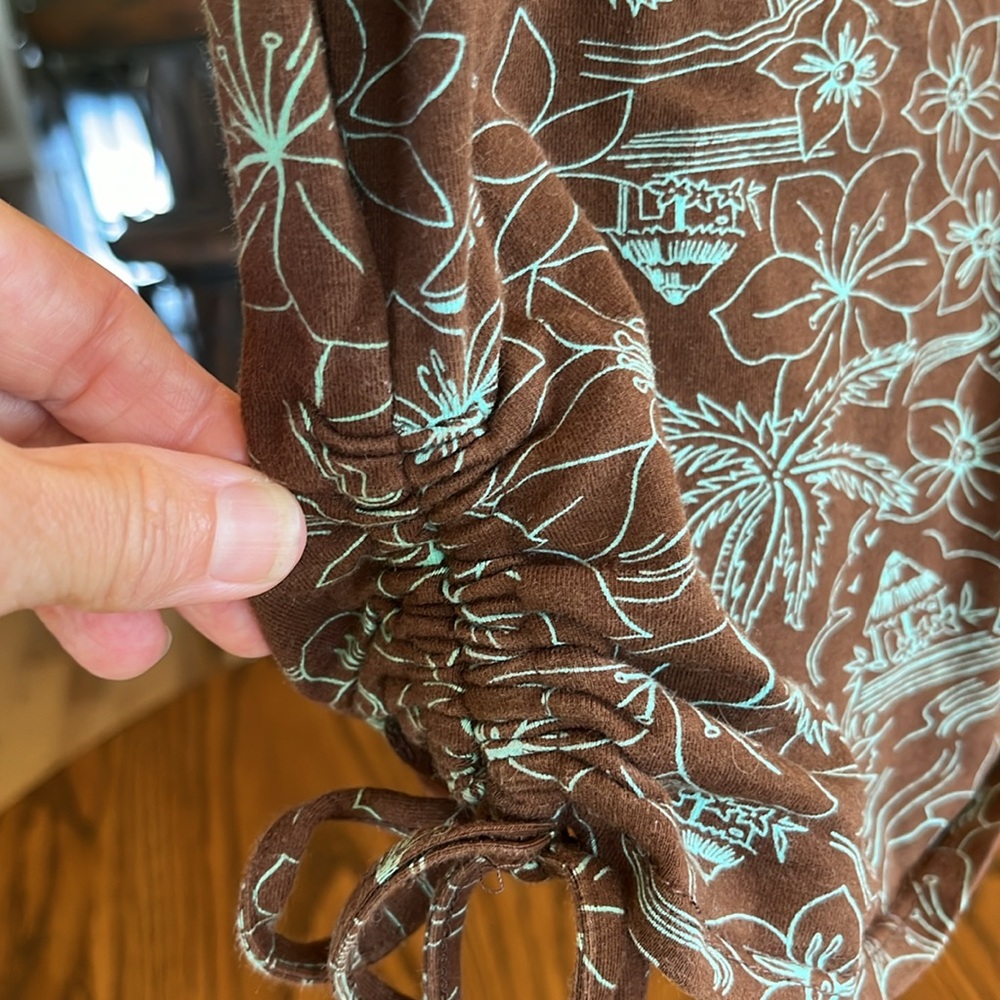 Baby Tee Tropical Tank Coffee Bean Brown - Picture 8 of 11